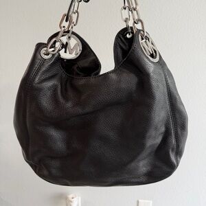 Michael Kors Black Leather Women's Bag